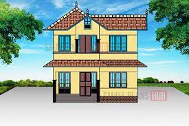 Kerala Style Two Y House Plan