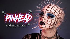 pinhead halloween makeup tutorial