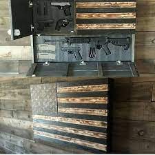 I wanted to have a place to secure my firearms that wasn't visible all the time, so i came up with the idea of a recessed in the wall gun cabinet that doubles as a full body mirror. 21 Interesting Gun Cabinet And Rack Plans To Securely Store Your Guns