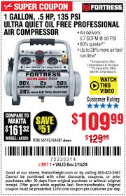 Rewards program harbor freight offers a paid membership program that allows you to save every day. Harbor Freight Tools Coupon Database Free Coupons 25 Percent Off Coupons Toolbox Coupons Fortress 1 Gallon 5hp 135 Psi Oil Free Portable Air Compressor