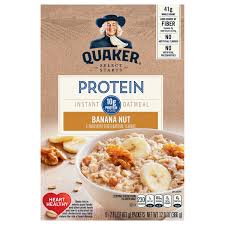 instant oatmeal protein banana nut
