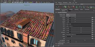 Xgen Roof Tile Generation Maya Autodesk Knowledge Network
