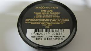 max factor pancake pan cake foundation