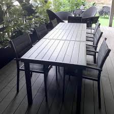 hiro outdoor dining table sq800
