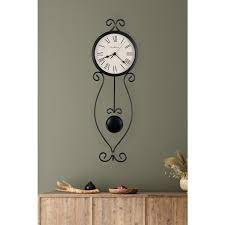 Howard Miller Ivana Black Wall Clock