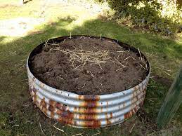 Old Water Tank New Garden Beds