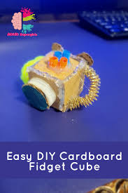 how to make a fidget cube out of cardboard