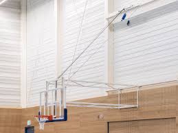 wall mounted basketball backstops