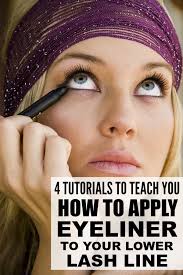 Applying makeup for photos is different than applying makeup for everyday wear. 4 Tutorials To Teach You How To Apply Eyeliner To Your Lower Lash Line