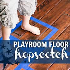 rainy day activity playroom floor