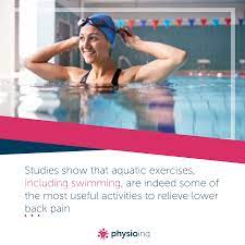swimming for lower back pain the research