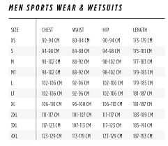 Wakeboard Size Charts