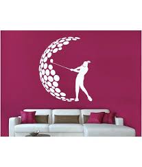 Playing Golf Wall Stickers And Decals