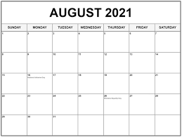 Customize and download november 2021 calendar portrait Free August 2021 Printable Calendar Templates Pdf Word