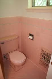 50s Pink Bathroom Floor Tiles