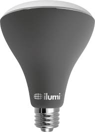 Best Buy Ilumi Br30 Outdoor Smartbulb 1000 Lumens 15w Dimmable Led Floodlight Bulb 75w Equivalent Multicolor Mlbr302o