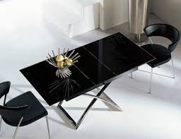 small table glass extensions built in