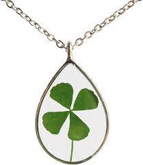 si easy real four leaf clover necklace