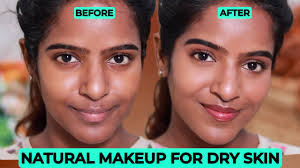 dry skin daily makeup routine simple