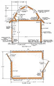 10 12 Gambrel Storage Shed Plans How