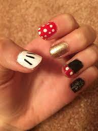 Mickey Mouse Gel Nails! | Mickey nails, Nails, Gel nails