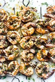 garlic grilled shrimp skewers