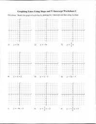 Graphing Lines Using Slope And Y