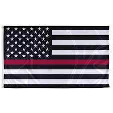 thin red line flags meaning history
