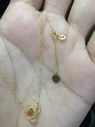 18k saudi gold necklace women s
