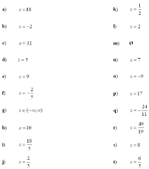 Math Problems Linear Equations