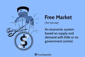 free market definition impact on the