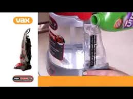 vax v 124 dual v carpet washer you