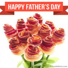 Bacon Roses - FATHER'S DAY PRE-ORDER - Bacon Bouquets Long Stem Bacon Rose  Bouquet