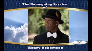 homegoing service of henry robertson