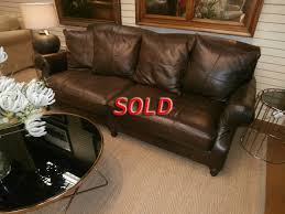 bernhardt leather sofa at the missing piece