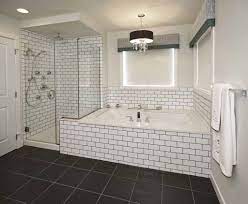 They work with a traditional setting and. Enchanting Bathrooms With Subway Tiles
