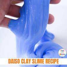 daiso clay slime recipe fun with mama