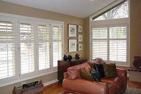 interior shutters from peach building