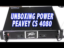 unboxing test peavey cs 4080 power