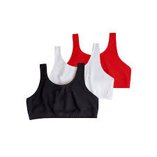 Fruit Of The Loom Womens Tank Style Sports Bra 3 Pack