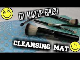 diy makeup brush cleaning mat super