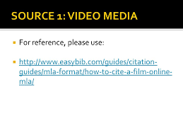 mla works cited youtube videos LibGuides