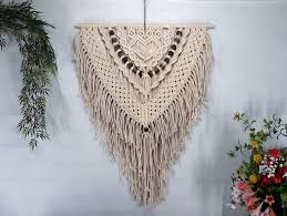 Small Macrame Wall Hanging Home Sweet