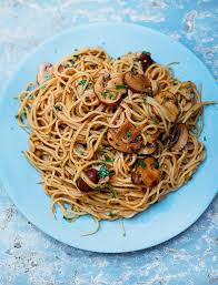 spelt spaghetti with y sesame