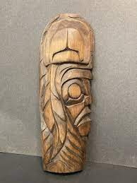 Wood Carving Mask First Nations Art