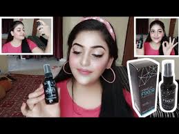 how to use makeup fixer spray properly