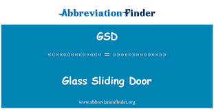 Gsd Definition Glass Sliding Door