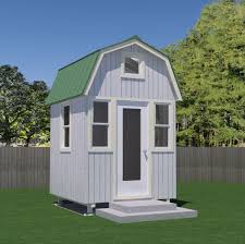 Free Micro Gambrel Tiny House Plans