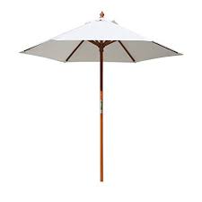 7 Foot Wooden Patio Market Umbrella