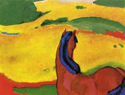 Horse In A Landscape 1910 Franz Marc